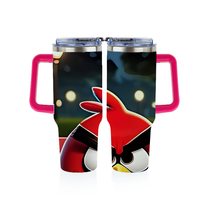 （画像用） Angry Birds アングリーバード 1200ｍLフルプリント車用タンブラー